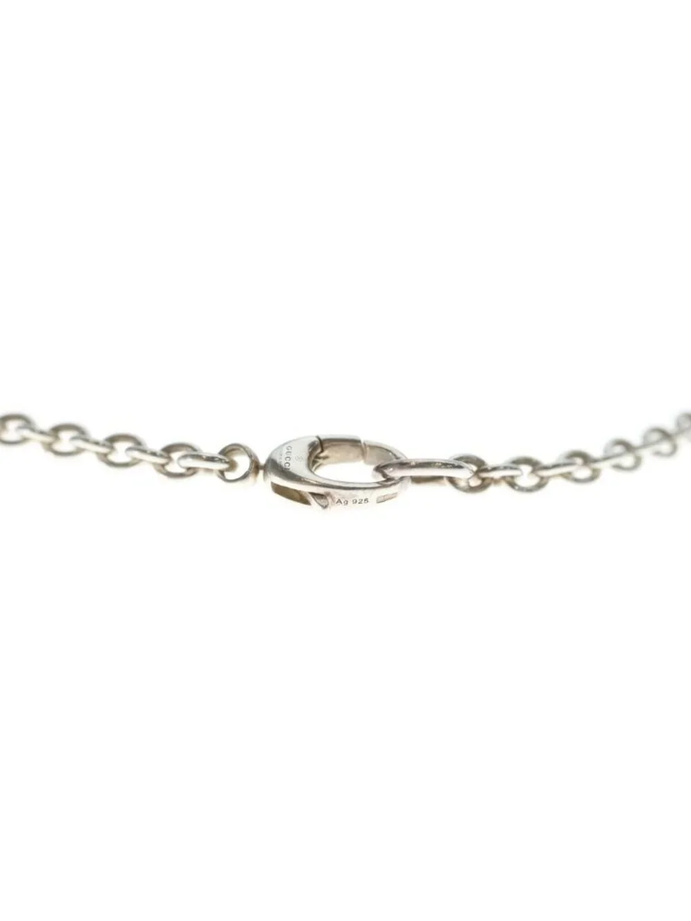Gucci Interlocking GG Pendant Silver